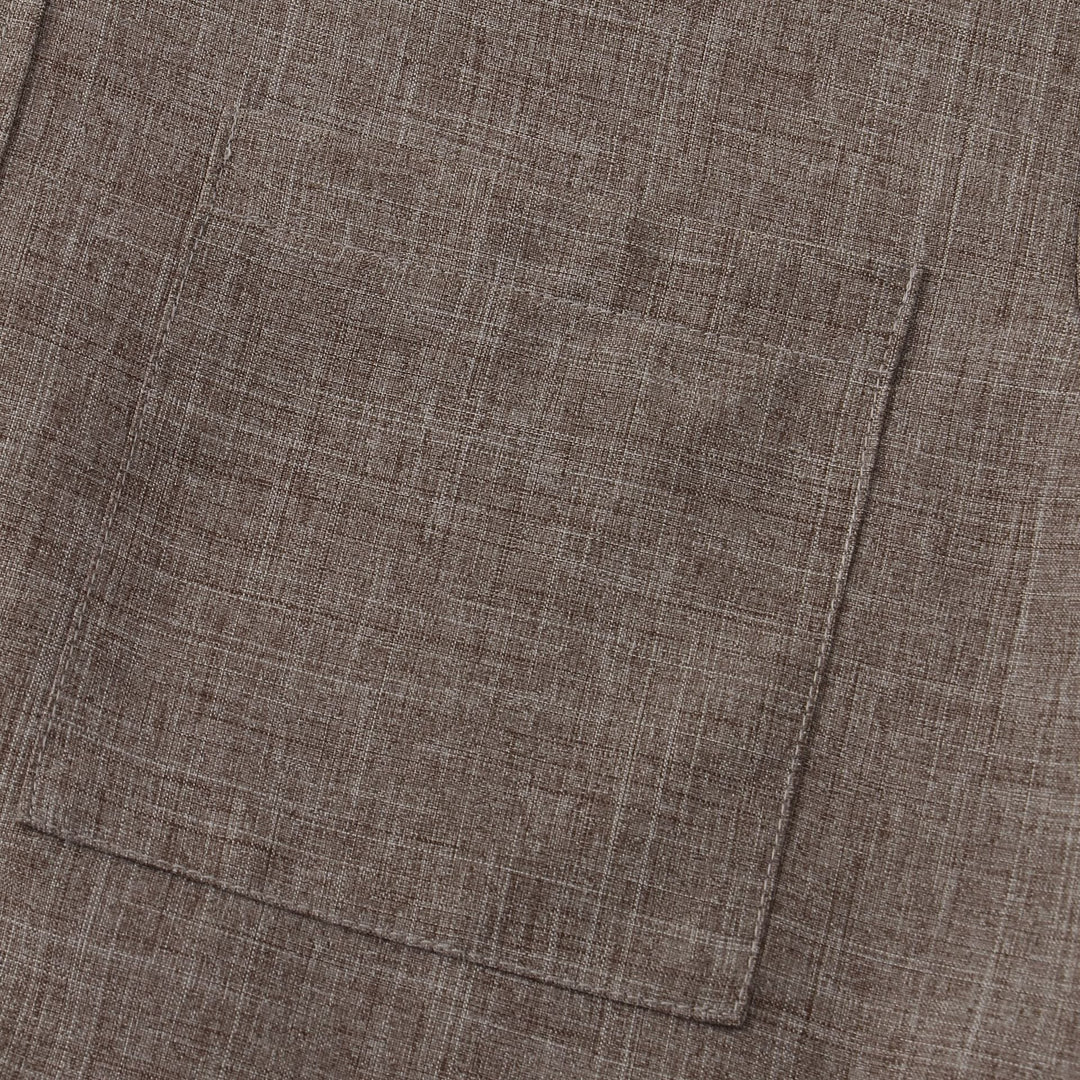 Benjamin | Solid Cotton Shirt with Buttons